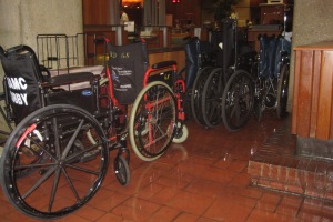 Empty Wheelchairs